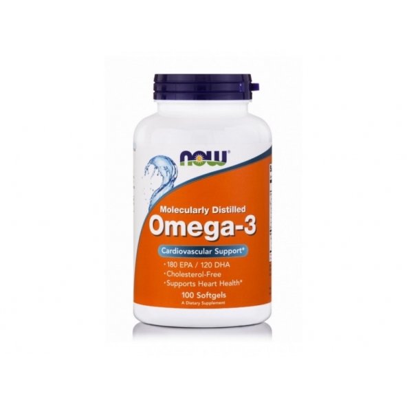 Now Foods, Omega-3, 1000 mg, 100 capsule