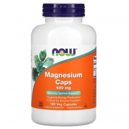 Now Foods, Magnesium, 400 mg, 180 Vcaps