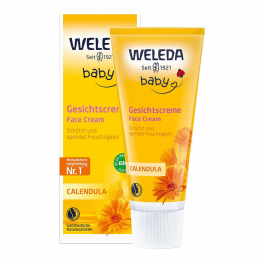 Weleda,Crema Facială Hidratantă cu Gălbenele pentru bebelusi, 50 ml