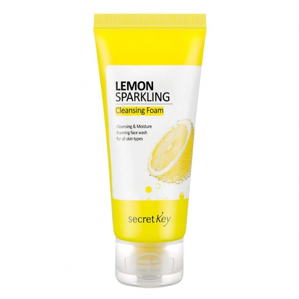 Spuma de curatare  Secret Key, Lemon Sparkling Cleansing Foam, 200g