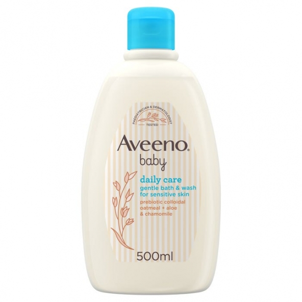 Gel de dus pentru bebeluși - Aveeno, Baby Daily Care Delicate Bath and Shower Gel, 500 ml