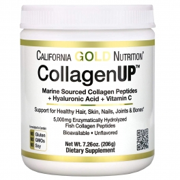 Коллагеновый порошок-California Gold Nutrition, Collagen UP, 206 gr