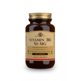 Solgar, Vitamin B-6, 50mg, 100 Tabs