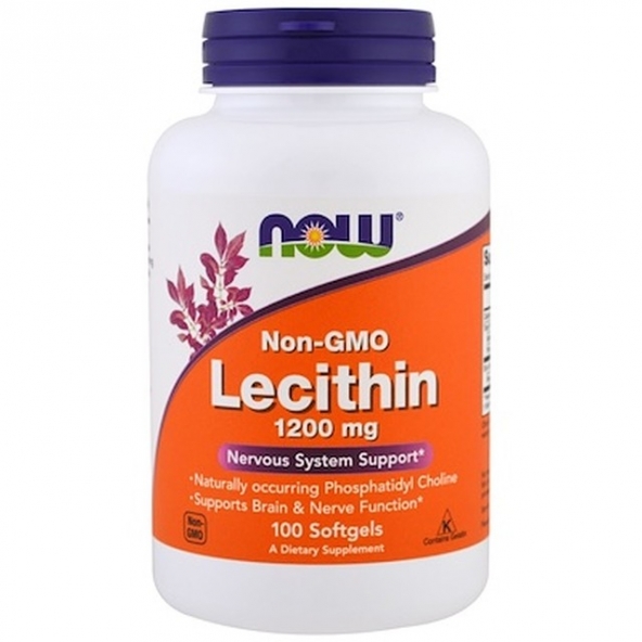 Now Foods, Lecithin, 1200 mg, 100 capsule