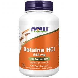 Now Foods, Betaine HCL, 120 Veg Caps