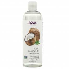 Now Solutions, Liquid Coconut Oil, 473 ml