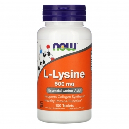 Now Foods L-Lysine 500 mg,100 tablets