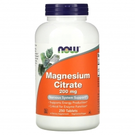 Now Foods, Magnesium Citrate, 250 Tab