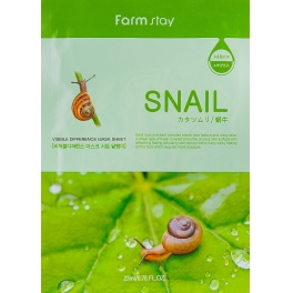 Masca din pinza-FarmStay, Visible Difference Mask Sheet, Snail