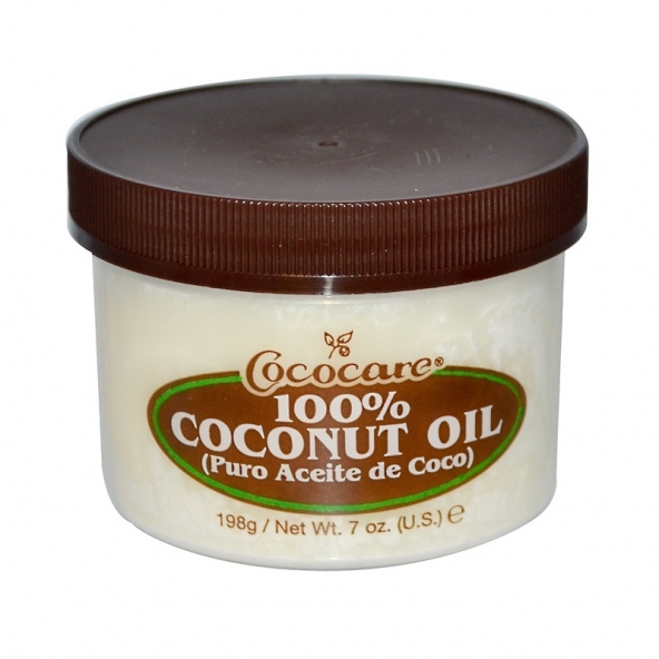 Кокосовое масло, Cococare, 100% Coconut Oil, 198 g