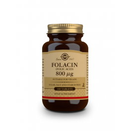 Solgar, Folacin, Folic Acid 800mg, 100 tablets