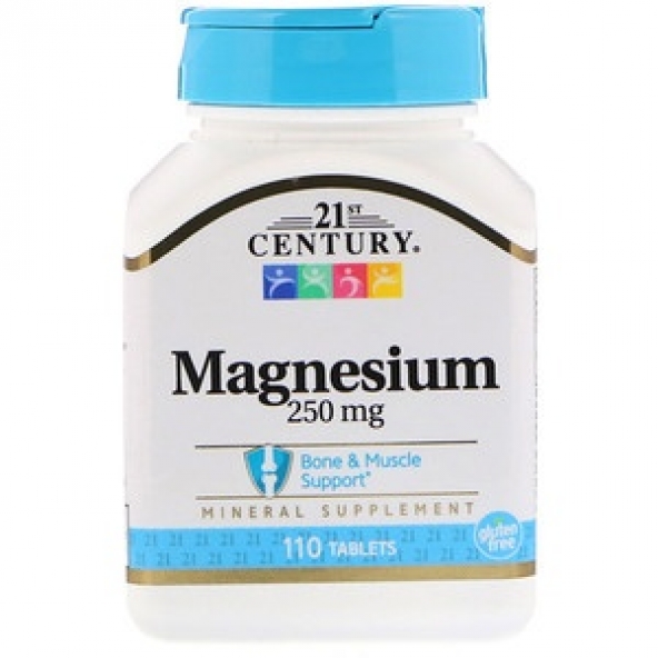 21st Century, Magnesium, 250 mg, 110 comprimate
