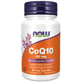 Now Foods, CoQ10 60 mg, 60 Caps