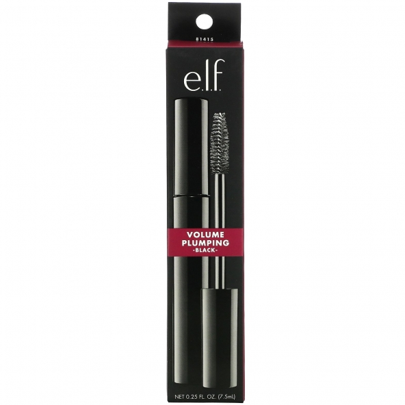 Тушь для ресниц-ELF, Volume Plumping Mascara, Black, 7.5 ml