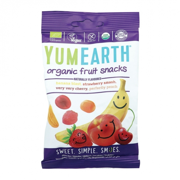 YumEarth, Органические фруктовые снеки, 57 г