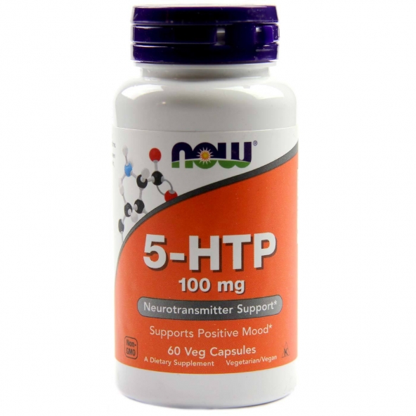 Now Foods, 5-HTP, 100 mg, 60 капсул