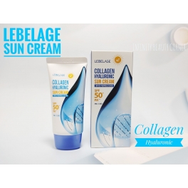 Солнцезащитный крем - Lebelage, Collagen Hyaluronic Sun Cream SPF 50, 70 мл
