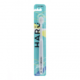 Periuță de dinți cu acoperire antibacteriană Trimay, Haru White Toothbrush