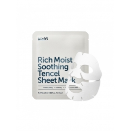 Dear Klairs, Rich Moist Soothing Tencel Sheet Mask, 25 ml