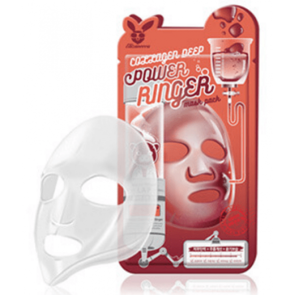 Mască de față din pinză -Elizavecca, Deep Power Ringer Mask Pack Collagen