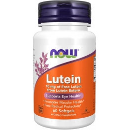 Now Foods, Lutein 10mg (from esters), 60 softgels