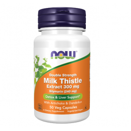 Now Foods, Milk Thistle Extract 300 mg,  Silymarin 240 mg, 50 veg capsules