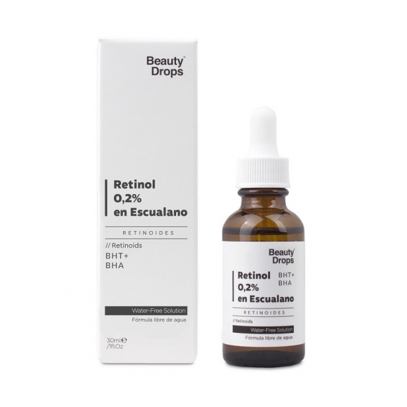 Serum cu retinol - Beauty Drops, Retinol 0,2% in Squalane, 30 ml