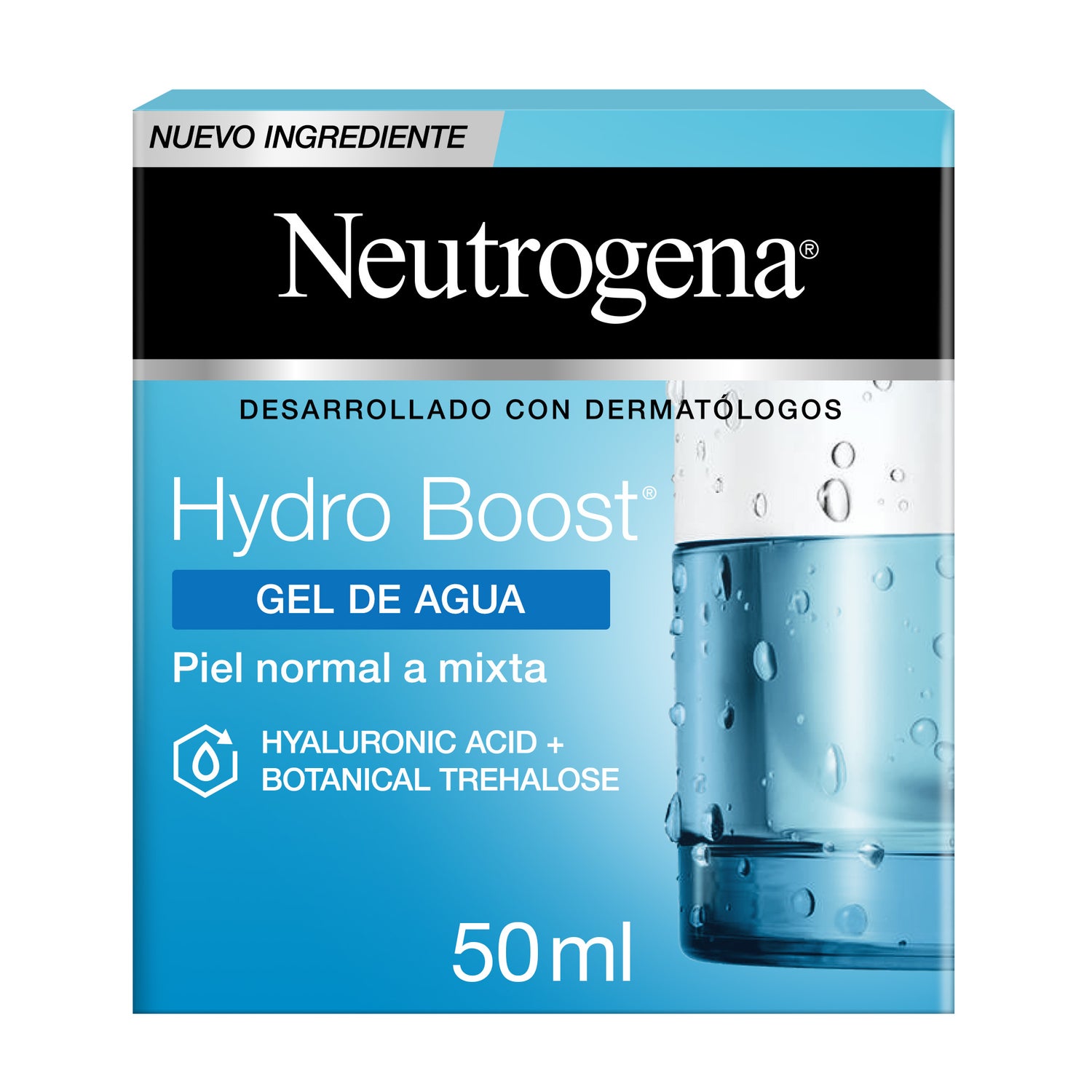 Cremă pentru față,  Neutrogena, Hydro Boost Aqua-Gel, 50ml