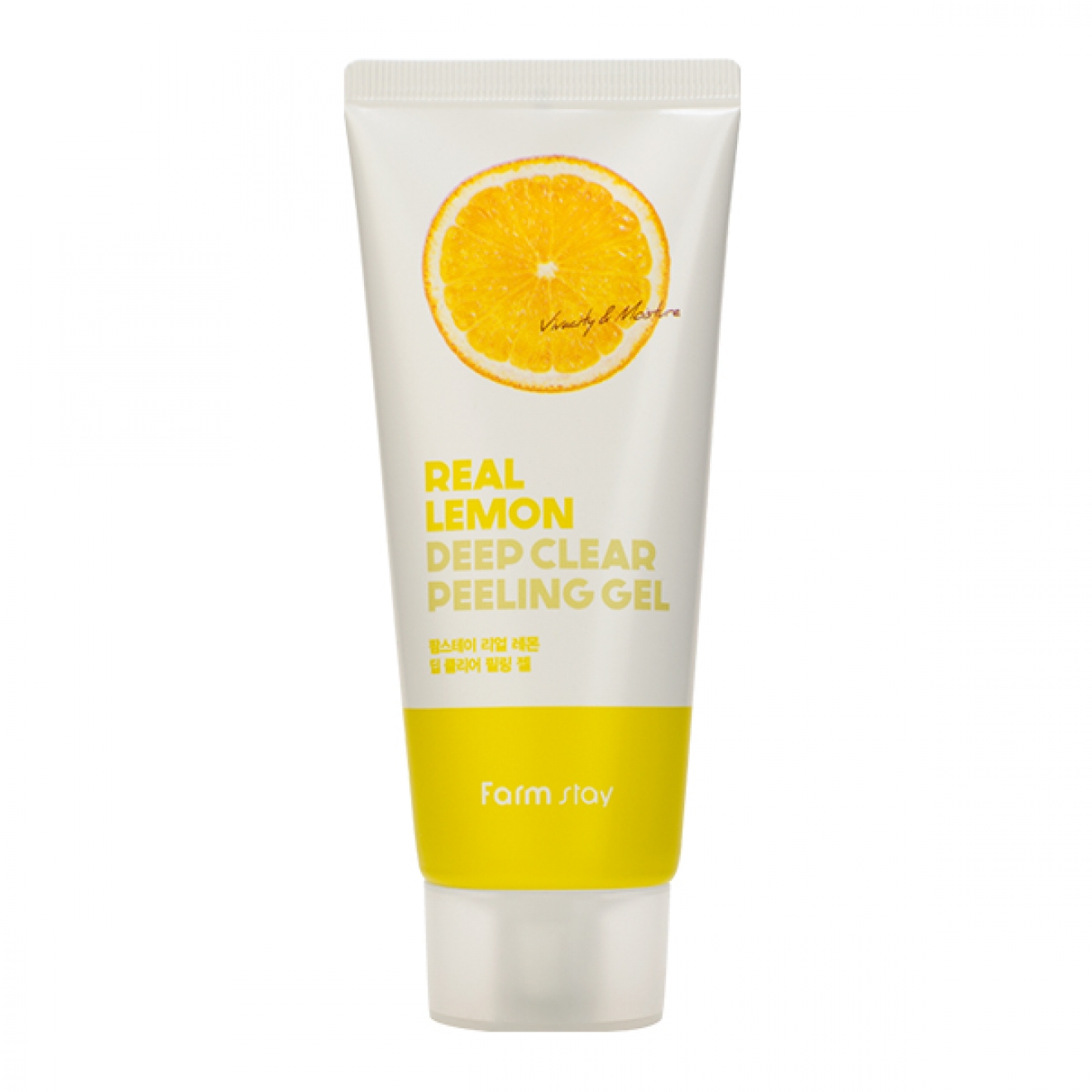 FarmStay, Real Lemon Deep Clear Peeling Gel, 100 ml