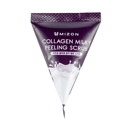 Scrubul facial -Mizon, Collagen Milky Peeling Scrub, 7 gr