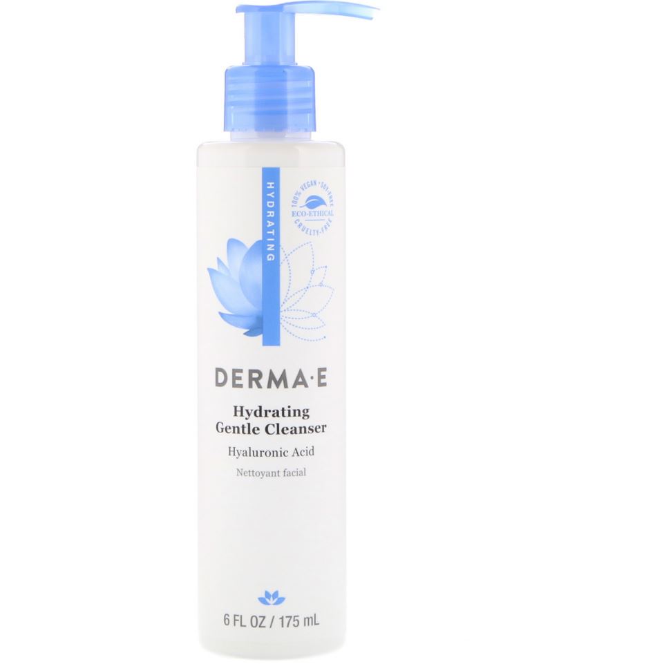 Derma E, Hydrating Gentle Cleanser with Hyaluronic