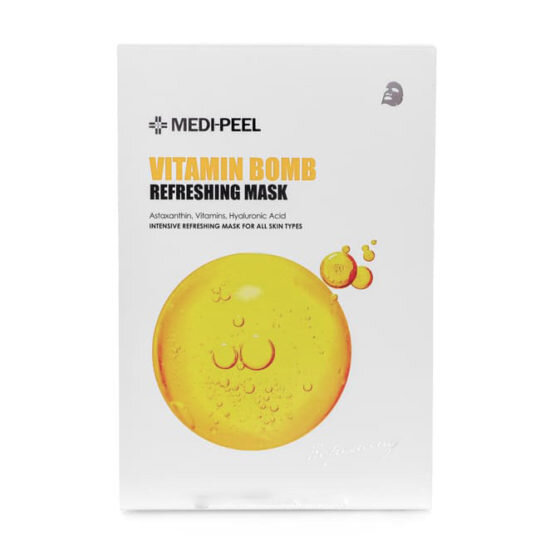 Освежающая маска с витаминным комплексом -Medi-Peel, Vitamin Bomb Refreshing Mask, 25ml