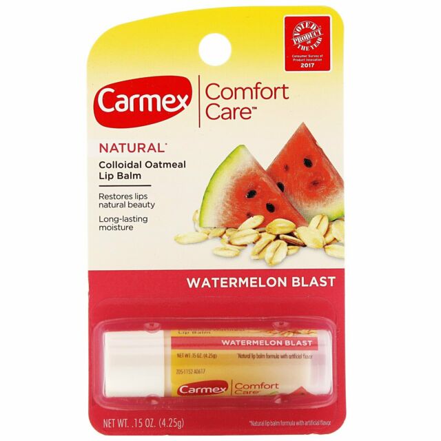Бальзам для губ со вкусом арбуза-Carmex, Comfort Care Lip Balm Watermelon