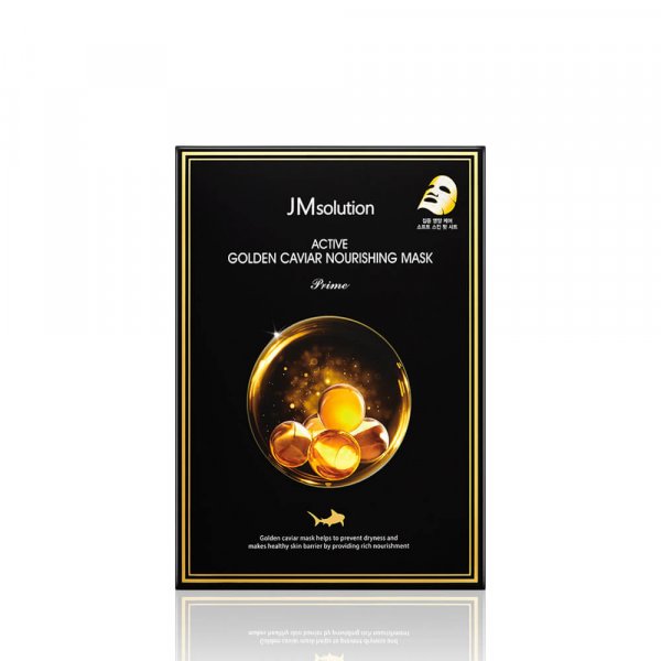 Masca din pinza-JM Solution, Active Golden Caviar Nourishing Mask Prime, 30ml