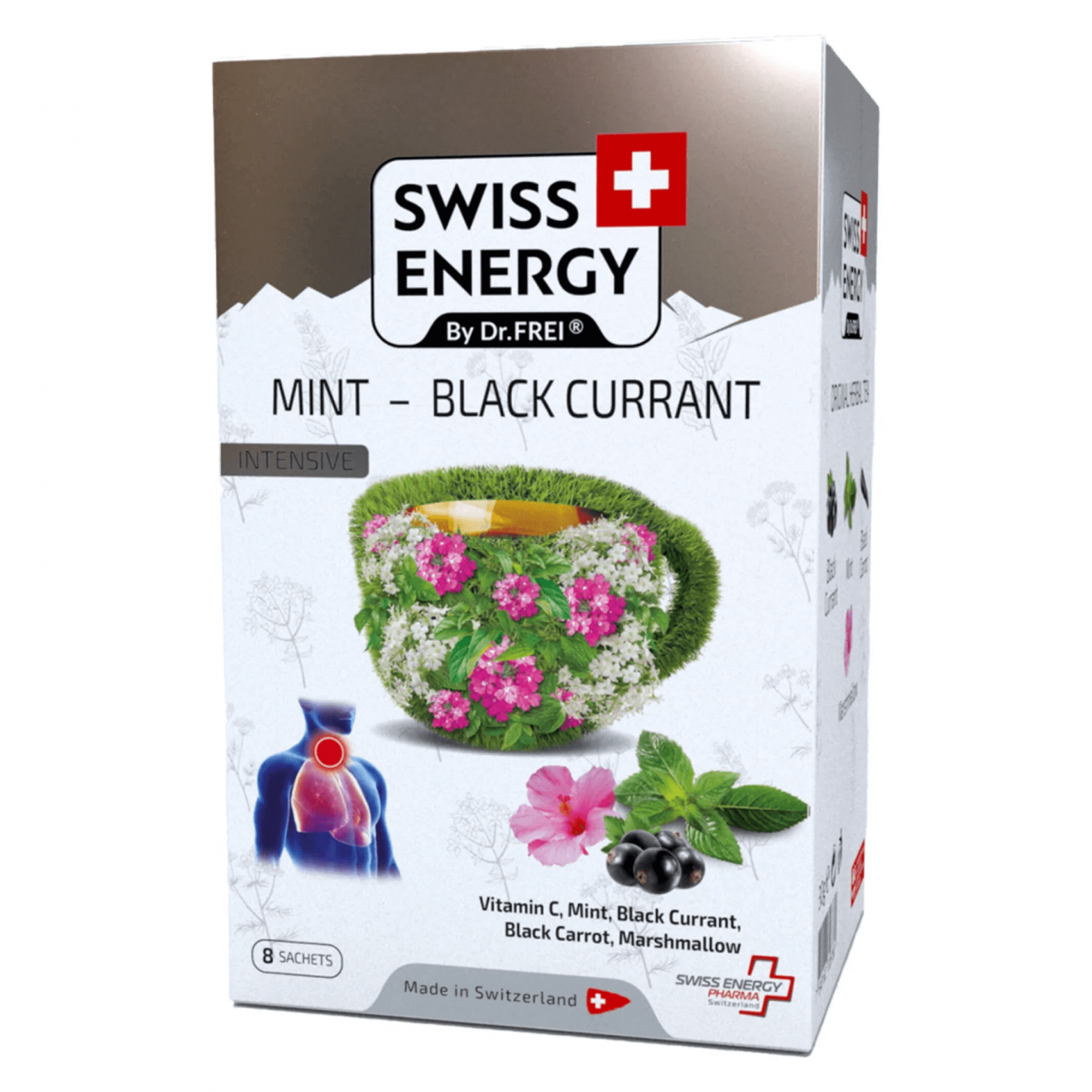 Swiss Energy, Herbal Tea Mint-Black Currant