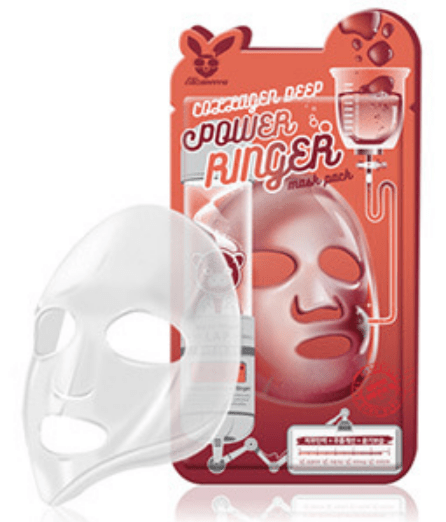 Тканевая маска -Elizavecca, Deep Power Ringer Mask Pack Collagen