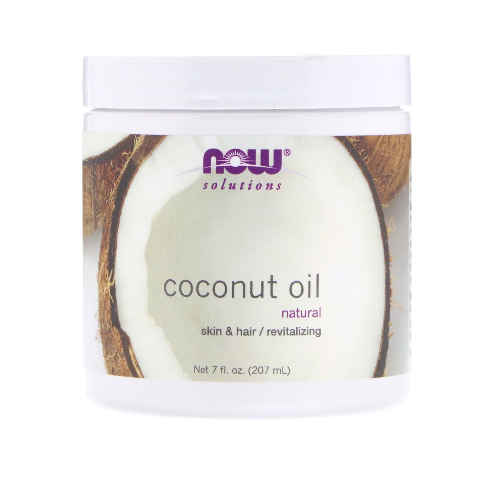 Now Solutions, Coconut Oil,  207 ml
