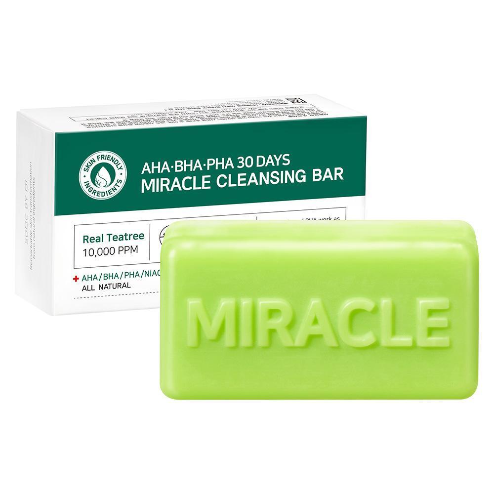  Oчищающее мыло  Some By Mi, Aha-Bha-Pha 30days Miracle Cleansing Mini Bar, 30g