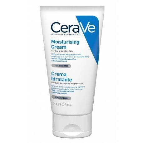 Увлажняющий крем, CeraVe, Moisturising Cream, 50 ml
