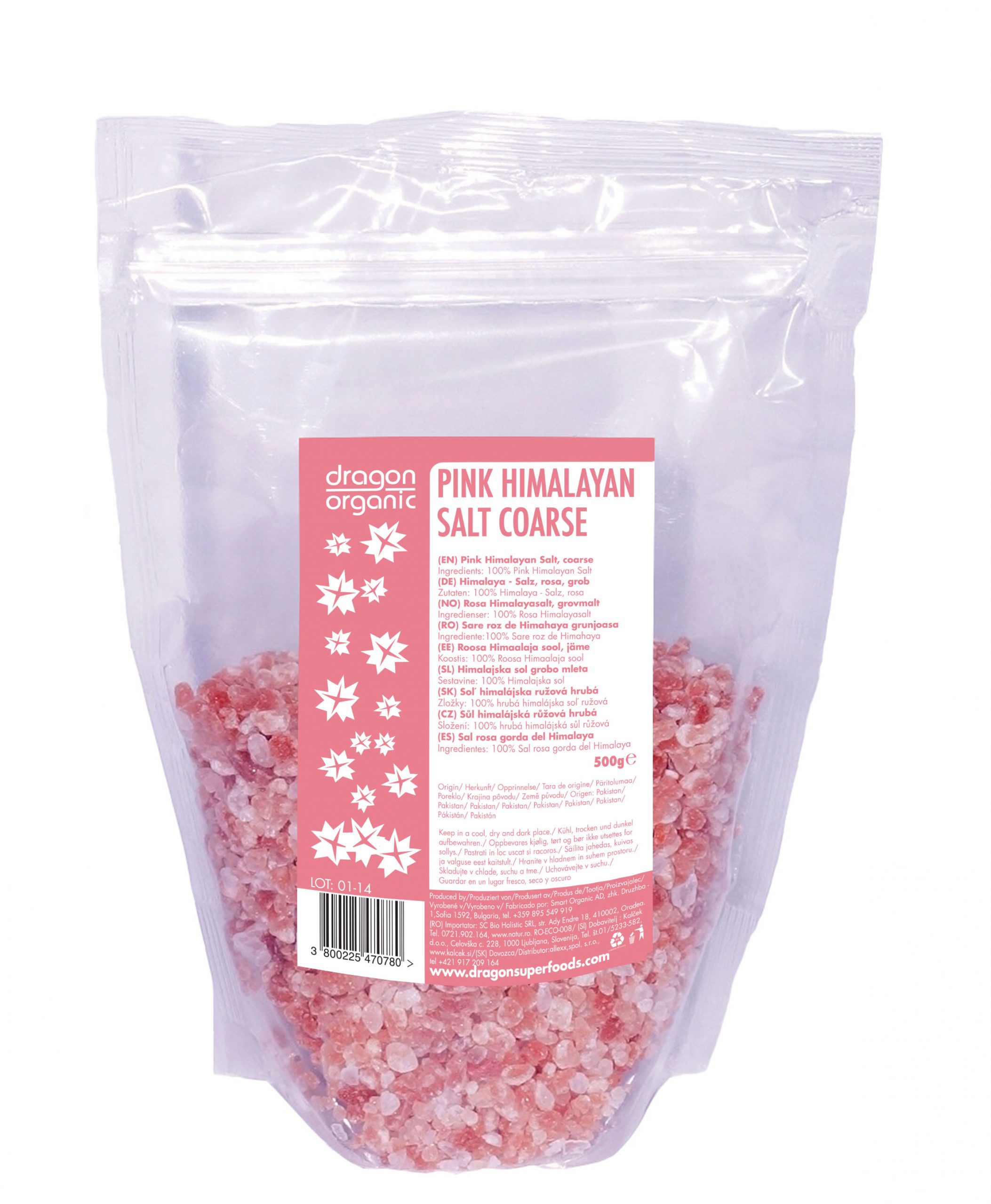 Dragon Superfoods, Pink Himalayan Salt Coarce