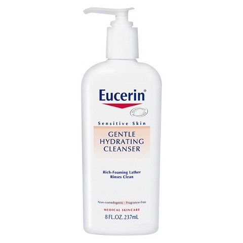 Eucerin, Gentle Hydrating Foaming Cleanser, Spumă pentru curățarea feței