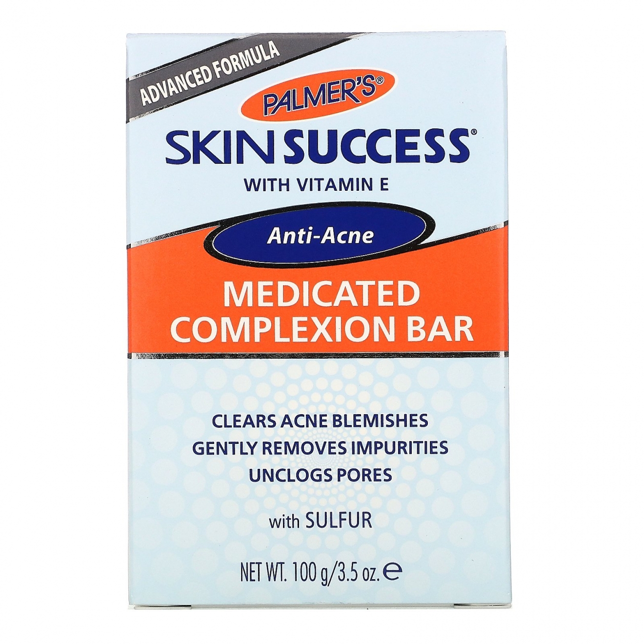 Săpun facial , Palmers, Medicated Complexion Bar, Anti Acne, Skin Success, 100 g