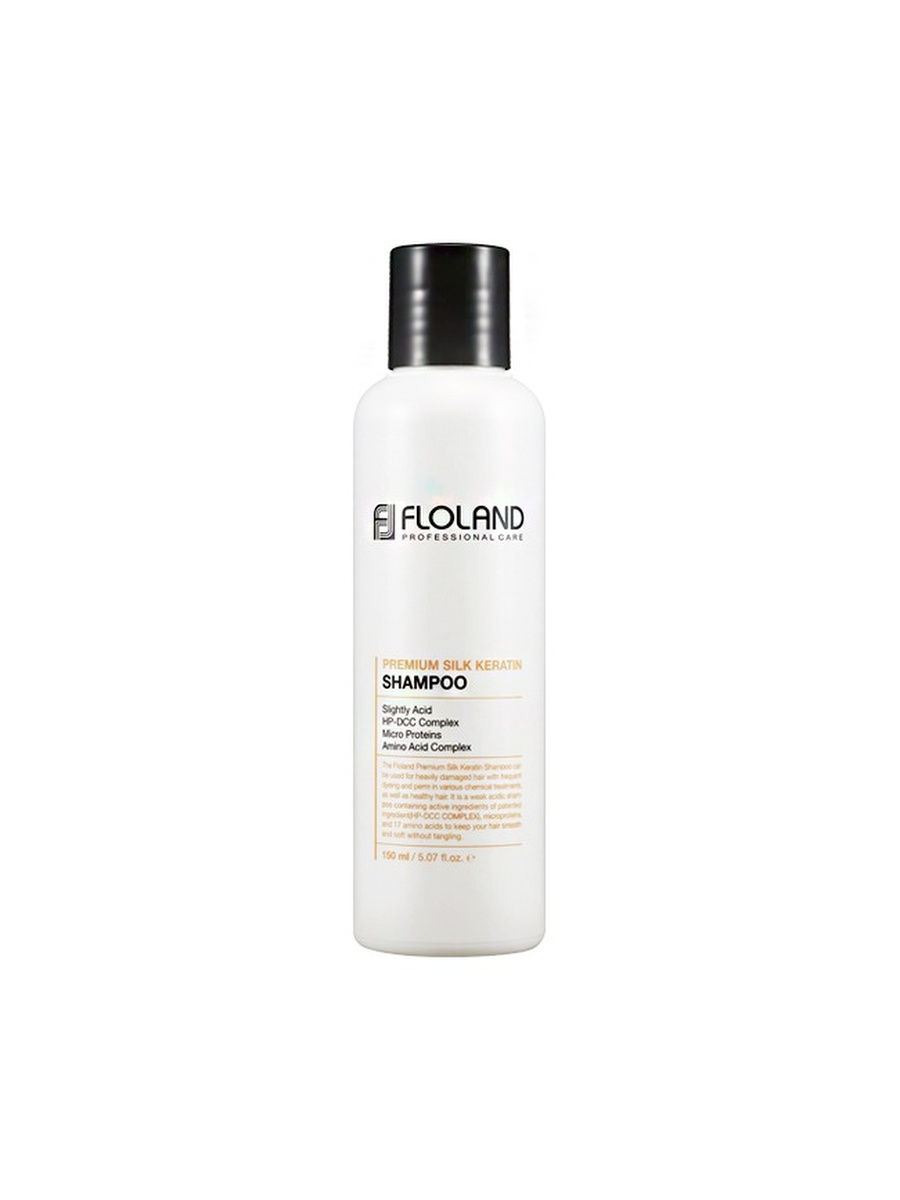  Шампунь Ottie, Floland Premium Silk Keratin Shampoo, 150ml