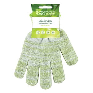 Отшелушивающие перчатки-EcoTools, массажные перчатки для ванны и душа, 1 пара