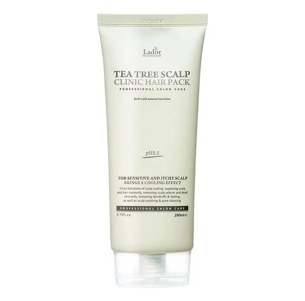 Mască - peeling pentru scalp-Lador, Tea tree Scalp Clinic Pack, 200 ml
