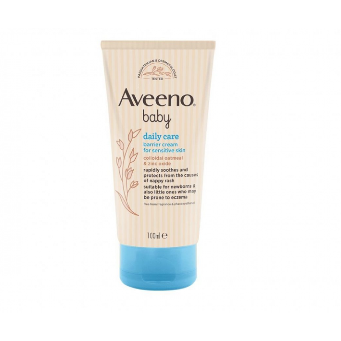 Crema protectoare pentru zona scutecului - Aveeno, Baby Barrier Cream, 100ml