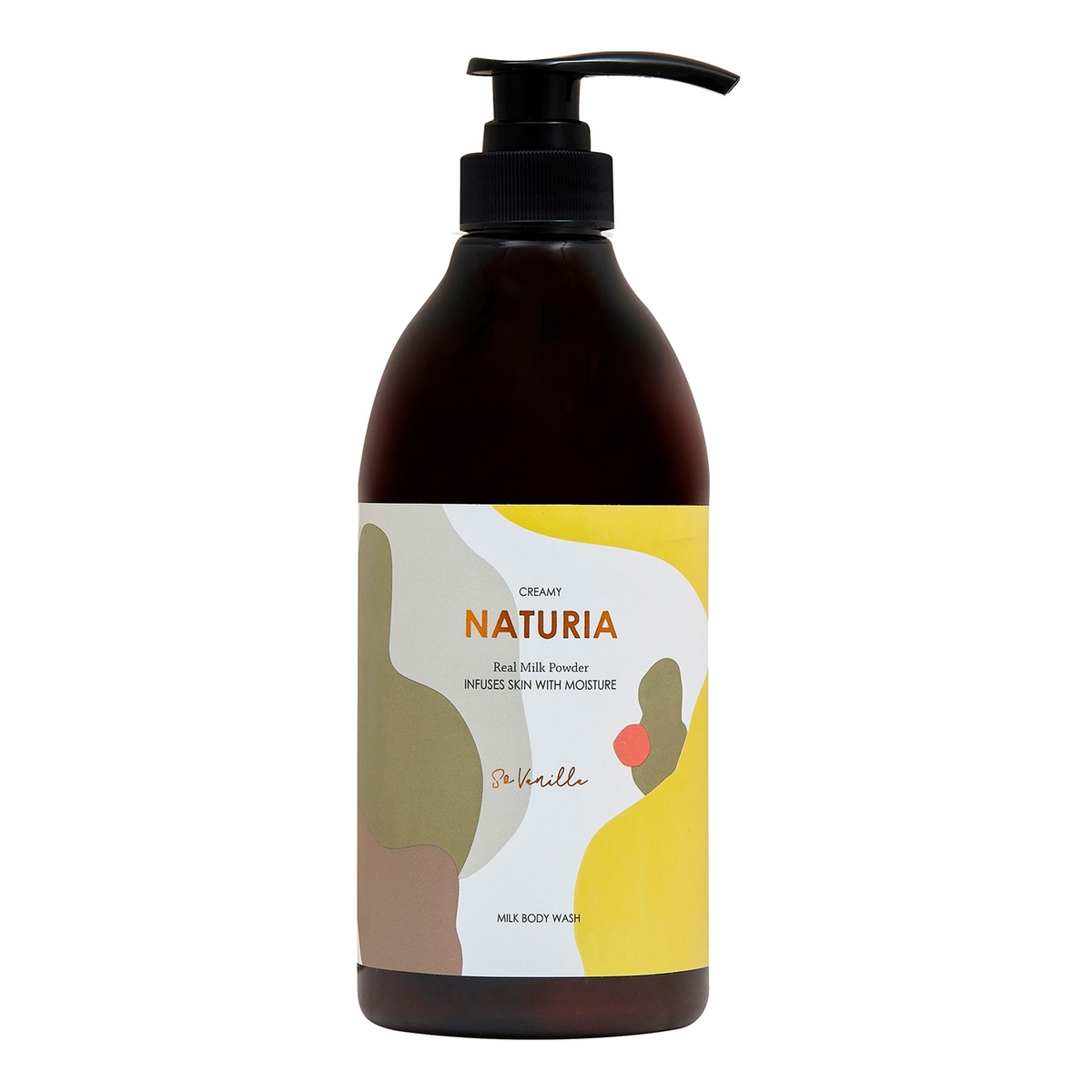Гель для душа с ароматом ванили, Naturia, Creamy Milk Body Wash - So Vanilla, 750 ml