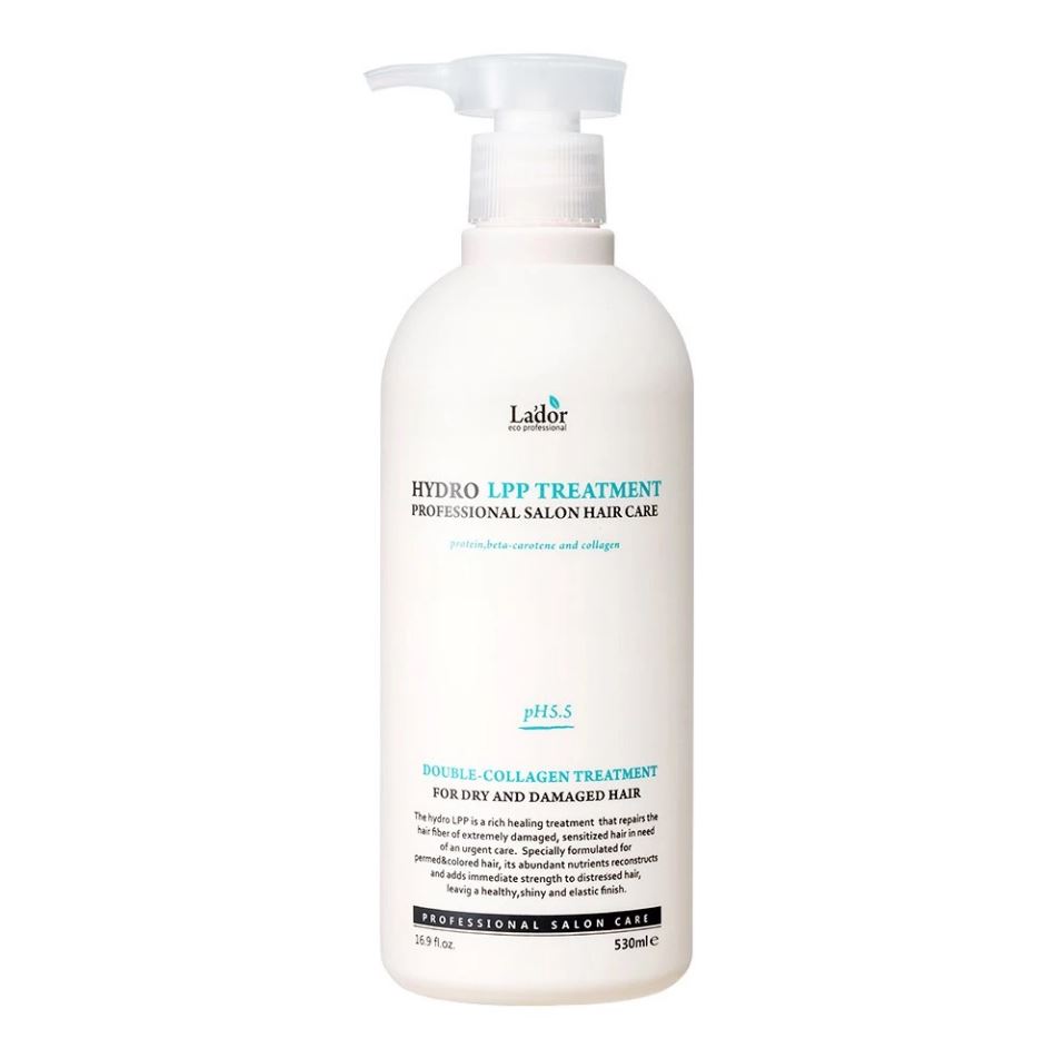Masca cu colagen pentru părul uscat și deteriorat - Lador, Hydro LPP Treatment, 530 ml