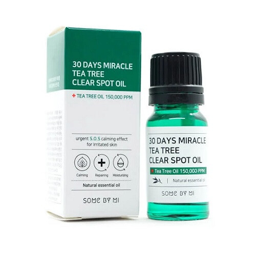 Masca locala pentru acnee Some By Mi, 30 Days Miracle, Tea Tree Clear Spot Oil, 10 ml