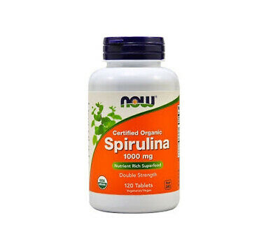Now Foods,  Spirulina, 1000 mg, 120 comprimate